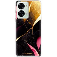 iSaprio Gold Pink Marble pro OnePlus Nord 2T 5G - Phone Cover