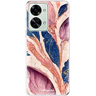 iSaprio Purple Leaves pro OnePlus Nord 2T 5G - Phone Cover