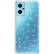 iSaprio Abstract Triangles 03 pro white pro Realme 9i - Phone Cover