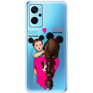 iSaprio Mama Mouse Brunette and Boy pro Realme 9i - Phone Cover