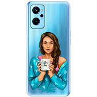 iSaprio Coffe Now pro Brunette pro Realme 9i - Phone Cover