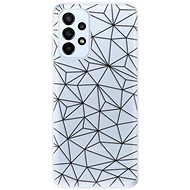 iSaprio Abstract Triangles 03 pro black pro Samsung Galaxy A23 / A23 5G - Phone Cover