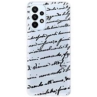iSaprio Handwriting 01 pro black pro Samsung Galaxy A23 / A23 5G - Phone Cover