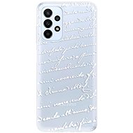 iSaprio Handwriting 01 pro white pro Samsung Galaxy A23 / A23 5G - Phone Cover