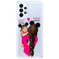 iSaprio Mama Mouse Brunette and Girl pro Samsung Galaxy A23 / A23 5G - Phone Cover