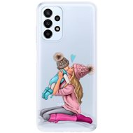 iSaprio Kissing Mom pro Blond and Boy pro Samsung Galaxy A23 / A23 5G - Phone Cover