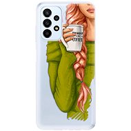 iSaprio My Coffe and Redhead Girl pro Samsung Galaxy A23 / A23 5G - Phone Cover