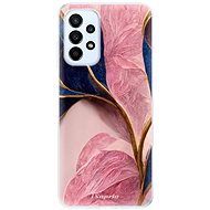 iSaprio Pink Blue Leaves pro Samsung Galaxy A23 / A23 5G - Phone Cover