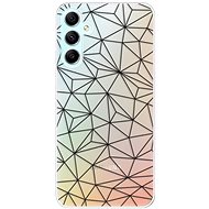 iSaprio Abstract Triangles 03 pro black pro Samsung Galaxy A34 5G - Phone Cover