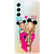 iSaprio Mama Mouse Blonde and Boy pro Samsung Galaxy A34 5G - Phone Cover
