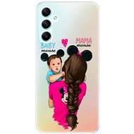 iSaprio Mama Mouse Brunette and Boy pro Samsung Galaxy A34 5G - Phone Cover