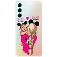 iSaprio Mama Mouse Blond and Girl pro Samsung Galaxy A34 5G - Phone Cover