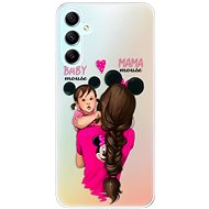 iSaprio Mama Mouse Brunette and Girl pro Samsung Galaxy A34 5G - Phone Cover