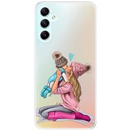 iSaprio Kissing Mom pro Blond and Boy pro Samsung Galaxy A34 5G - Phone Cover