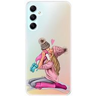 iSaprio Kissing Mom Blond and Girl pre Samsung Galaxy A34 5G - Kryt na mobil