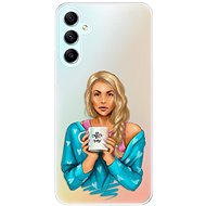 iSaprio Coffe Now pro Blond pro Samsung Galaxy A34 5G - Phone Cover