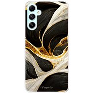 iSaprio Black and Gold pro Samsung Galaxy A34 5G - Phone Cover