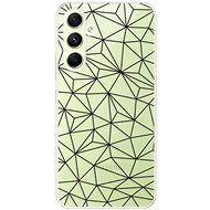 iSaprio Abstract Triangles 03 pro black pro Samsung Galaxy A54 5G - Phone Cover