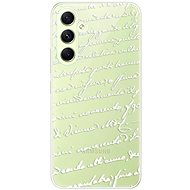 iSaprio Handwriting 01 pro white pro Samsung Galaxy A54 5G - Phone Cover