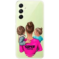 iSaprio Super Mama pro Boy and Girl pro Samsung Galaxy A54 5G - Phone Cover