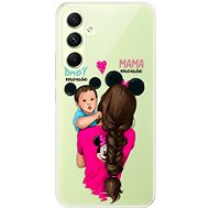 iSaprio Mama Mouse Brunette and Boy pro Samsung Galaxy A54 5G - Phone Cover