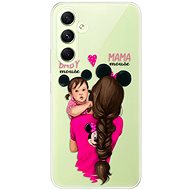 iSaprio Mama Mouse Brunette and Girl pro Samsung Galaxy A54 5G - Phone Cover