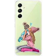 iSaprio Kissing Mom pro Blond and Boy pro Samsung Galaxy A54 5G - Phone Cover