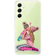 iSaprio Kissing Mom pro Blond and Girl pro Samsung Galaxy A54 5G - Phone Cover
