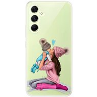 iSaprio Kissing Mom pro Brunette and Boy pro Samsung Galaxy A54 5G - Phone Cover