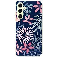 iSaprio Leaves on Blue pro Samsung Galaxy A54 5G - Phone Cover