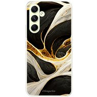 iSaprio Black and Gold pro Samsung Galaxy A54 5G - Phone Cover