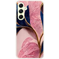 iSaprio Pink Blue Leaves for Samsung Galaxy A54 5G - Phone Cover