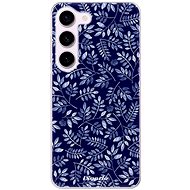 iSaprio Blue Leaves 05 pro Samsung Galaxy S23 5G - Phone Cover