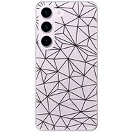 iSaprio Abstract Triangles 03 pro black pro Samsung Galaxy S23 5G - Phone Cover