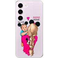 iSaprio Mama Mouse Blonde and Boy pro Samsung Galaxy S23 5G - Phone Cover