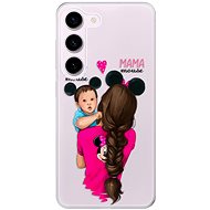 iSaprio Mama Mouse Brunette and Boy pro Samsung Galaxy S23 5G - Phone Cover