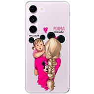 iSaprio Mama Mouse Blond and Girl pro Samsung Galaxy S23 5G - Phone Cover