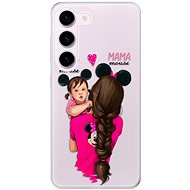 iSaprio Mama Mouse Brunette and Girl pro Samsung Galaxy S23 5G - Phone Cover