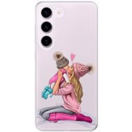 iSaprio Kissing Mom Blond and Girl pre Samsung Galaxy S23 5G - Kryt na mobil