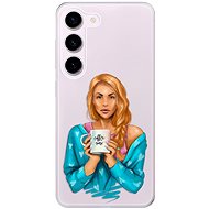 iSaprio Coffe Now pro Redhead pro Samsung Galaxy S23 5G - Phone Cover