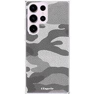 iSaprio Gray Camuflage 02 pro Samsung Galaxy S23 Ultra - Phone Cover