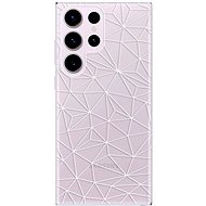 iSaprio Abstract Triangles 03 for white for Samsung Galaxy S23 Ultra - Phone Cover
