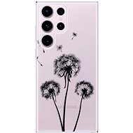 iSaprio Three Dandelions pro black pro Samsung Galaxy S23 Ultra - Phone Cover