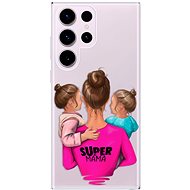 iSaprio Super Mama pro Two Girls pro Samsung Galaxy S23 Ultra - Phone Cover