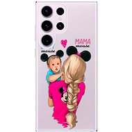 iSaprio Mama Mouse Blonde and Boy pro Samsung Galaxy S23 Ultra - Phone Cover