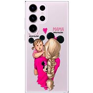 iSaprio Mama Mouse Blond and Girl pro Samsung Galaxy S23 Ultra - Phone Cover