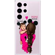 iSaprio Mama Mouse Brunette and Girl pro Samsung Galaxy S23 Ultra - Phone Cover