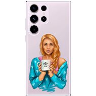 iSaprio Coffe Now pro Redhead pro Samsung Galaxy S23 Ultra - Phone Cover