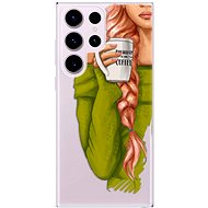 iSaprio My Coffe and Redhead Girl pro Samsung Galaxy S23 Ultra - Phone Cover