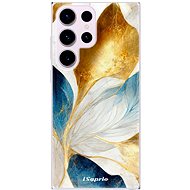 iSaprio Blue Leaves pro Samsung Galaxy S23 Ultra - Phone Cover